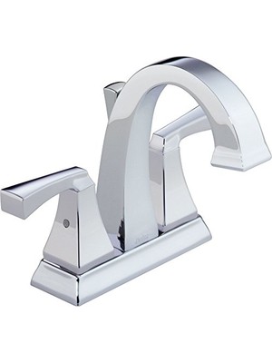 Kazan Hobi 2551-MPU-DST Dryden Iki Saplı Merkez Seti Banyo Musluğu, Krom