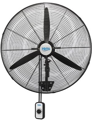 Kazan Hobi HEF-DA650 190 W Siyah Duvar Vantilatörü, 65 Cm, 3 Kanatlı, Anahtarlı