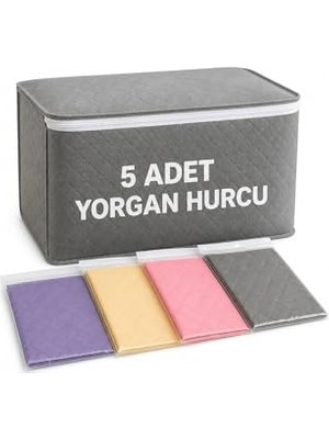 Kazan Hobi 5 Adet Hurç, Yorgan Hurcu, 100X50X40 Cm, Büyük Boy
