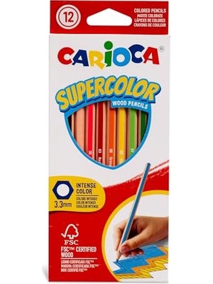 Kazan Hobi Supercolor Kuru Boya Kalemi, 12'li