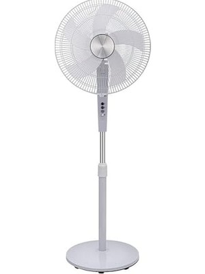 Kazan Hobi SF-6789 Ayaklı Vantilatör, 40 cm (16 Inç), 5 Kanatlı Pervane, 3 Hız, Ayarlanabilir Yükseklik ve Salınım