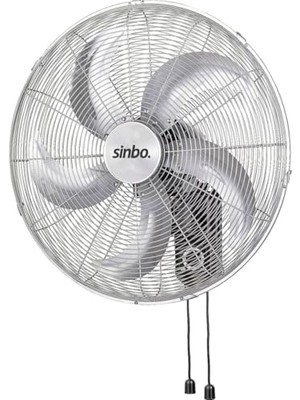 Kazan Hobi SF-6793 Duvar Tipi Vantilatör, 20 Inç, 130W, 5 Metal Kanat ve 3 Hız Kademesi