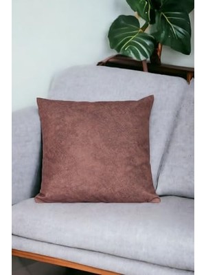 Kazan Hobi Mürdüm 43X43 cm Dekoratif Kadifemsi Etnik Kır­lent Kılıfı, INTA-301