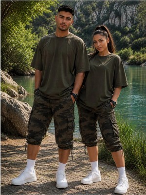 sports here Unisex Oversize Basic Tişört Bisiklet Yaka Pamuklu Günlük Streetwear