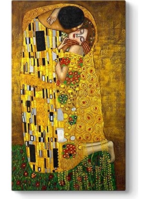 Kazan Hobi Gustav Klimt, The Kiss Tablosu 50 x 90