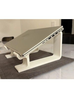 Alvera Taşınabilir Laptop Yükseltici Stand – Ikili Ayak Notebook Standı