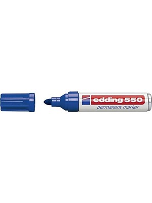 Kazan Hobi 550 Kalıcı Marker, Mavi, 1 Kalem, 3-4 mm Yuvarlak Uçlu