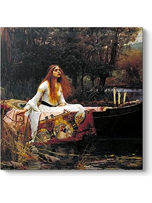 Kazan Hobi Edmund Blair Leighton, Lady Of Shalott Tablosu 70 x 70