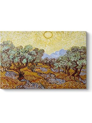 Kazan Hobi Vincent Van Gogh, Olive Trees Tablosu 125 x 80