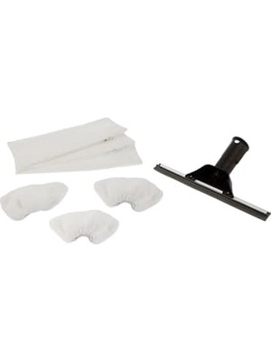 Kazan Hobi Karcher Sc Serisi ile Uyumlu Cam Silme Aparatı ve Mikrofiber Bez Seti, 3'lü, Sc1 Sc2 Sc3 Sc Sc5 Modeller