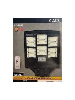 Kazan Hobi Ct 4643 Solar Sokak Armatürü, 600W, 6400K, Beyaz Işık