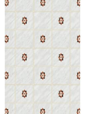 Kazan Hobi Desenli Kendiliğinden Yapışkanlı Kaplama Folyosu 45 cm x 2 mt EFL131
