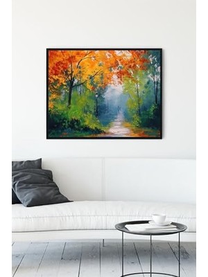 Kazan Hobi PSTER12897 Orman Sanatsal Çerçeveli Tablo (21X30 Cm)