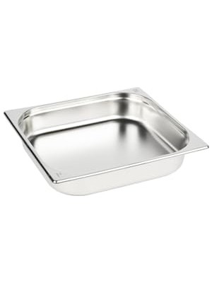Kazan Hobi Paslanmaz Çelik 2/3 3-65 35,4 x 32,5 x 6,5 cm Gastronom/gastronorm Küvet Gn 2