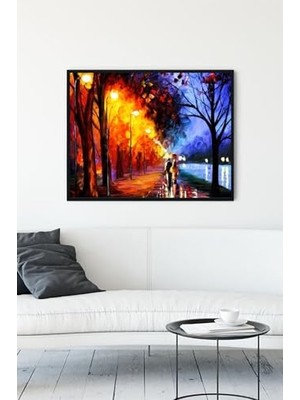 Kazan Hobi PSTER13895 Yağmur Sanatsal Çerçeveli Tablo (50X70 Cm)