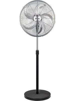Kazan Hobi SF-6792 20" Sanayi Tipi Ayaklı Vantilatör, 130W, 5 Metal Kanat, 3 Hız ve Ayarlanabilir Yön