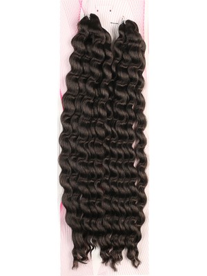 S'82 Nice Bulk Afro Su Dalgası Saç - Kahverengi