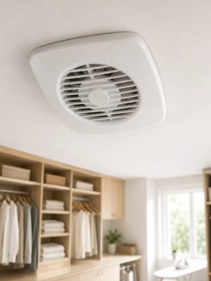 S'82 Banyo Wc Mutfak Aspiratörü 16 W 120 mm Havalandırma ve Hava Tahliye Fanı