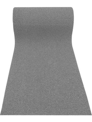 Kazan Hobi 14 mm Kıvırcık Paspas Rulo, Gri 100 cm x 3 M