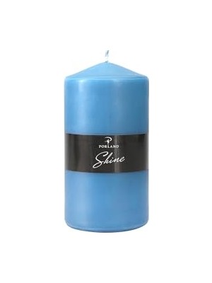 Kazan Hobi Shine Blok Mum Mavi 7X14 cm Tekli
