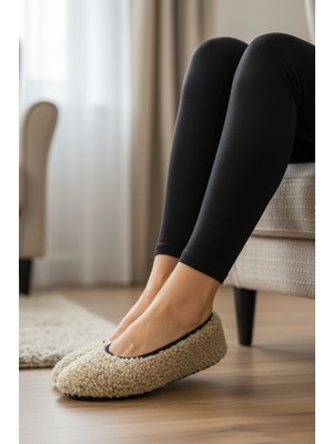 Ceyda Shoes Süslü Tedi Ev,hac Tavaf Umre Babeti, Hediye, Günlük Babet,tüylü Babet, Panduf, Patik, Gösteri Pisi Pisi