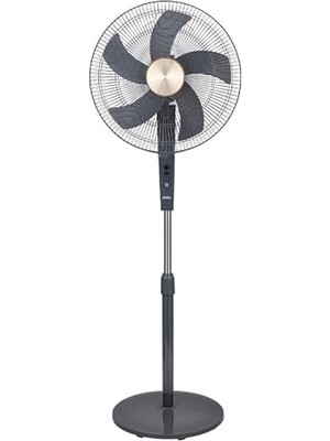 Kazan Hobi SF-6788 Ayaklı Vantilatör, 3 Kademeli, 40 cm (16 Inç) Çap, 75W Alüminyum Motor, Ayarlanabilir Yükseklik ve Geniş Açı Salınım