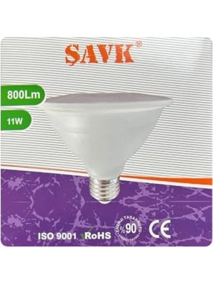 Kazan Hobi 11W 6500K Beyaz Işık PAR30 E27 LED Spot Ampul