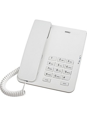 Kazan Hobi TM140 Krem Kablolu Telefon, Beyaz