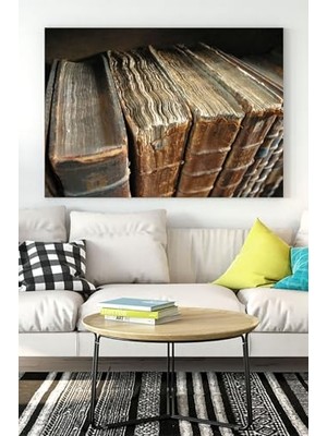 Kazan Hobi PSTER15938 Eski Kitap Kanvas Tablo 40 x 60