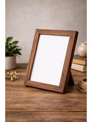 Kazan Hobi Fotoğraf Çerçevesi, Caddehediye Kırılmaz Pvc Masaüstü Ahşap Fotoğraf Poster Çerçevesi | 10×15 – 13×18 – 15×21 – 21×30 | 3 Farklı Renk Seçenekleri Caddehediye Kırılmaz Pvc Masaüstü (Ceviz, 10X15)
