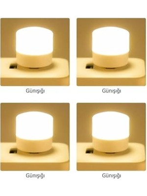 Kazan Hobi 10 Adet Mini USB Led, Taşınabilir, Tüm USB Girişleriyle Uyumlu