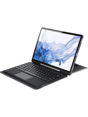 Belirtilmemiş Dux Ducıs Galaxy Tab S8+ / S7+ / S7 Fe Için Ayrılabilir Bluetooth Klavye Touchpad - LINOST9292-9
