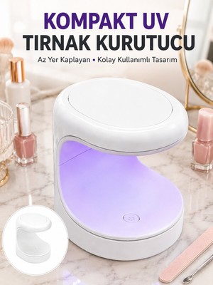 Belirtilmemiş Seyehat Tipi Mini Oje Kurutucu Ultraviole Mor Işık Protez Tırnak Kurutucu Yeni Ne - LINOST7644-5