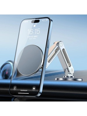 Belirtilmemiş Ally LF-256 Alüminyum Araç Içi Torpido Üstü Manyetik Telefon TUTUCU-(5775) - LINOST1353-6642