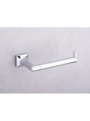 Kazan Hobi Pruva Tuvalet Kağıtlığı, Krom Renk, 42X74X148 mm