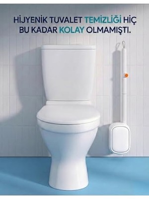 Kazan Hobi Kullan At Sünger Başlıklı Tuvalet Temizlik Seti ve Süngerli Fırça