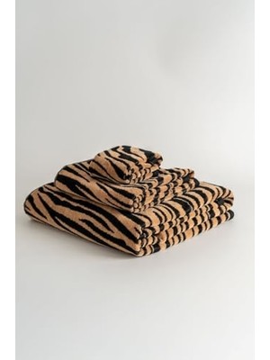 Kazan Hobi Havlu, Tiger 3'lü Seti 30X50-50X90-70X140 -Kaplan