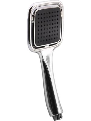 Kazan Hobi Duş Seti Banyo, Fiskiyesi Telefonu Kare, Siyah, Duş Başlığı Seti, Başlık Metal Hortum