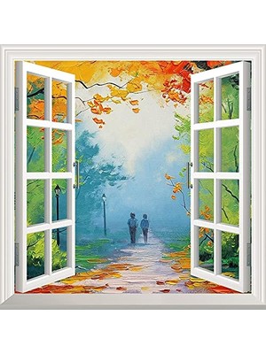 Kazan Hobi Yapışkanlı Sticker Pencere Poster Duvar Kağıdı Nature Love