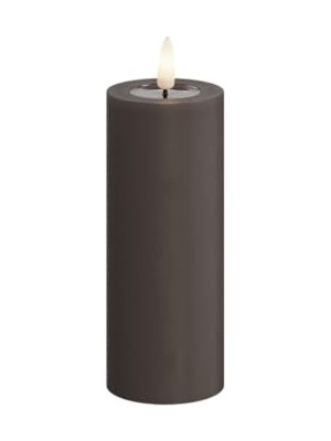 Kazan Hobi Moka Kahverengi LED Mum, 5X12.5 Cm, De RF-0092