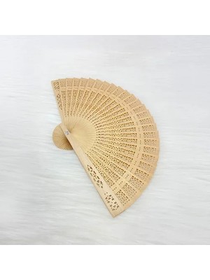 3D Sepetim Ahşap Yelpaze
