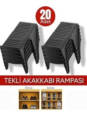 Kazan Hobi Tekli 20 Adet Tek Ebat Ayakkabı Rampası