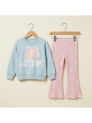 My Kids Wear Kız Çocuk Günlük Takım - Trend Baskılı 2'li Set 12943