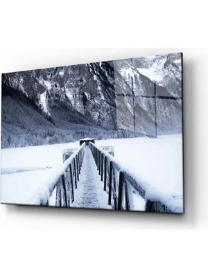 Esranın Dünyası Doğa Manzara Cam Tablo 4mm Dayanıklı Temperli Cam