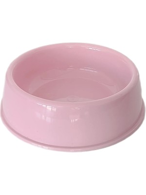 Kedi Köpek Plastik ve Su Kabı 20 cm - 200 ml Pembe