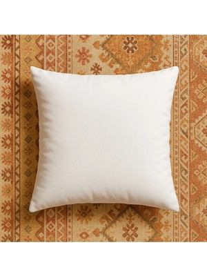 Pratic Home 2 Adet 60X60CM 700 gr 1. Kalite %100 Boncuk Silikonlu Kare Kırlent Iç Yastık Minder