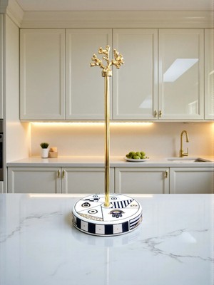 Feray Home Kağıt Havluluk - Hamse Desen Gold