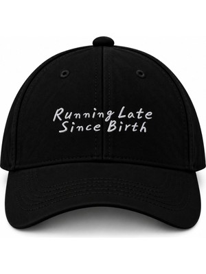 BarsDepo Runnıng Late Sınce Bırth Nakış Işleme Şapka Cap (Kalemlık Hedıyelı)