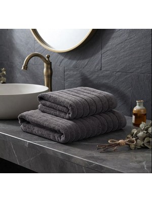 Luna Sacra Banyo Havlu Seti 2 Li Pamuklu 50X 90 ve 70 x 140