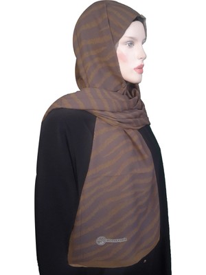 Modakaşmir Moda Kaşmir Krep Şal Dalga Desenli